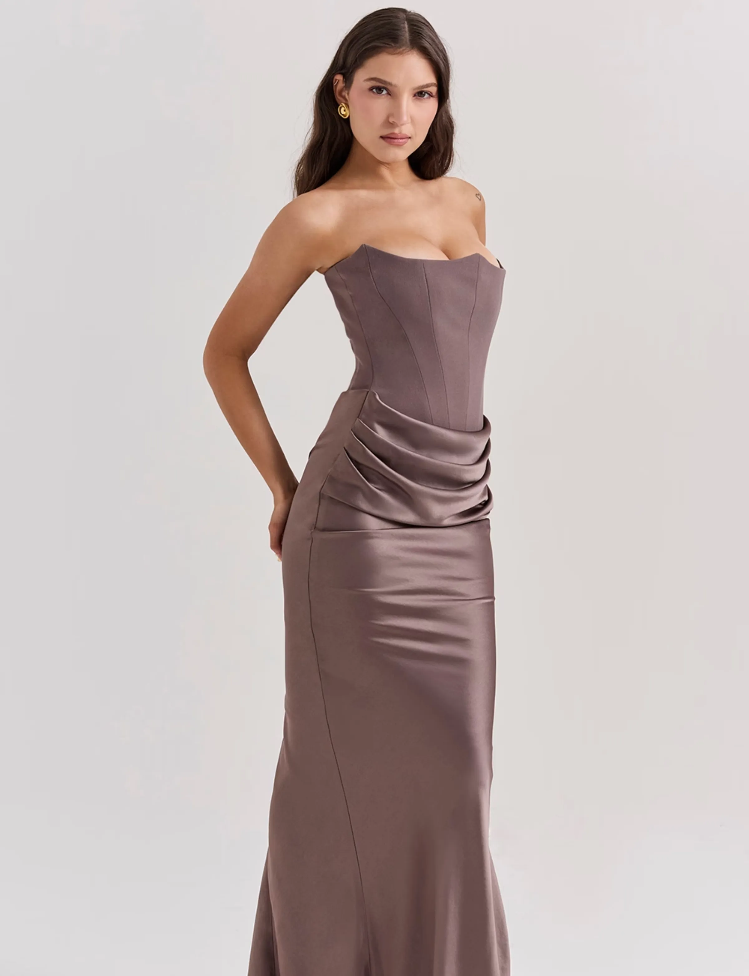 Riviera Maxi Corset Dress