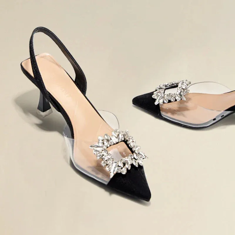 ROCHELLE™ – Sophisticated Sparkle Pointed Heels