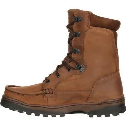 Rocky Men's Outback 8" Gore-Tex Waterproof Hiker Boot - Brown - FQ0008729