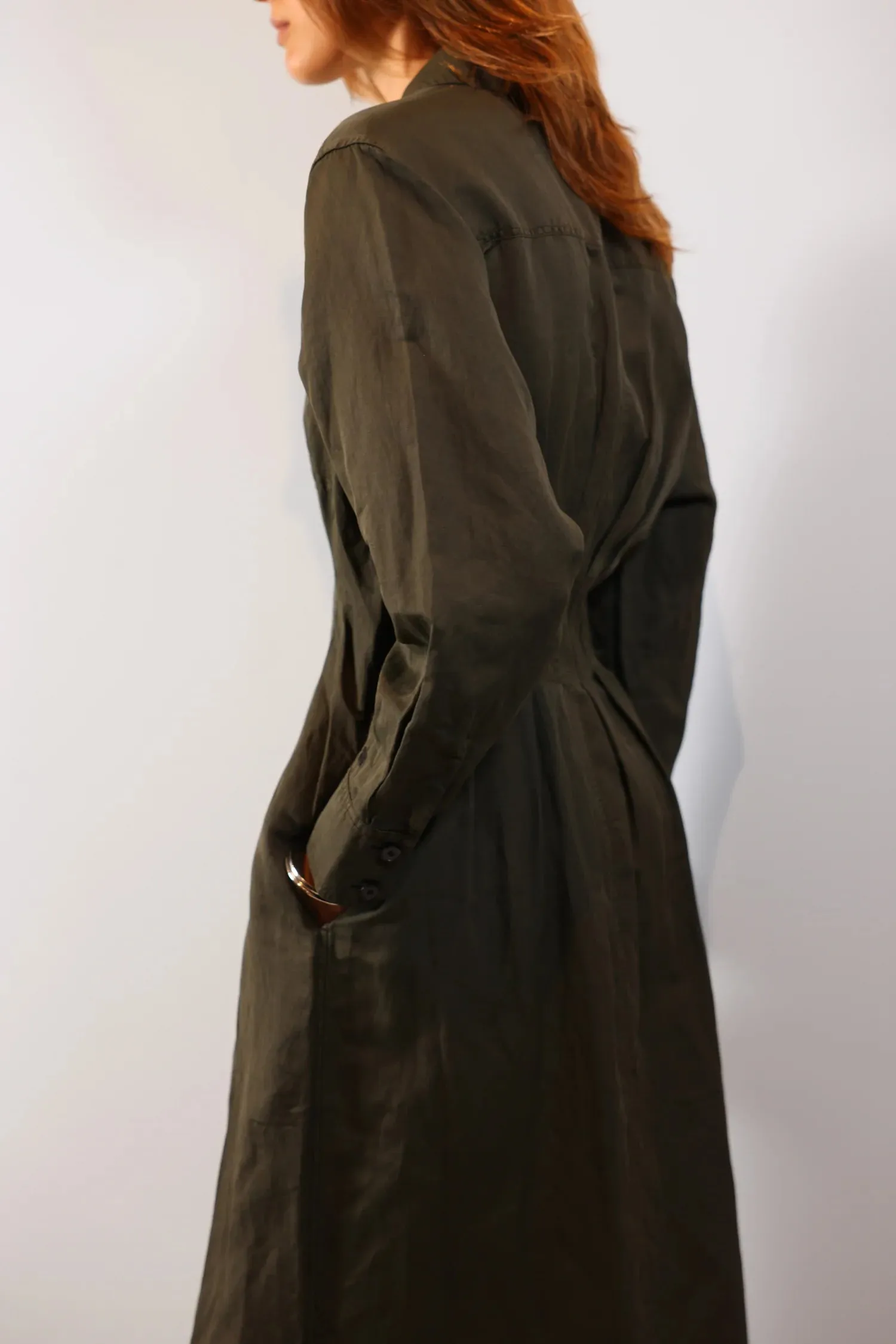 Saint Art New York - Colt Buttondown Dress (Olive)