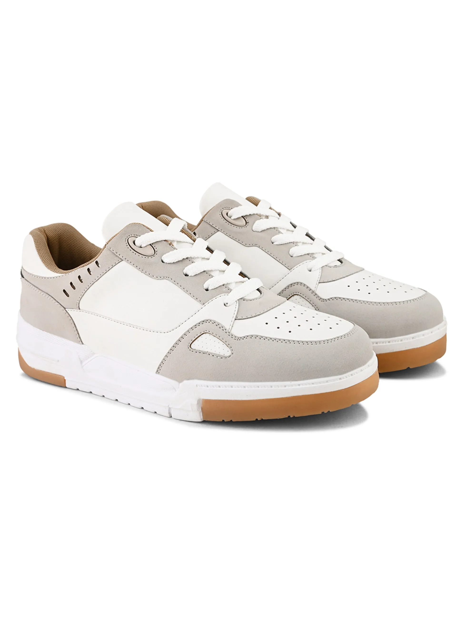 SAN FRISSCO Men Light Weight White Casual Sneakers