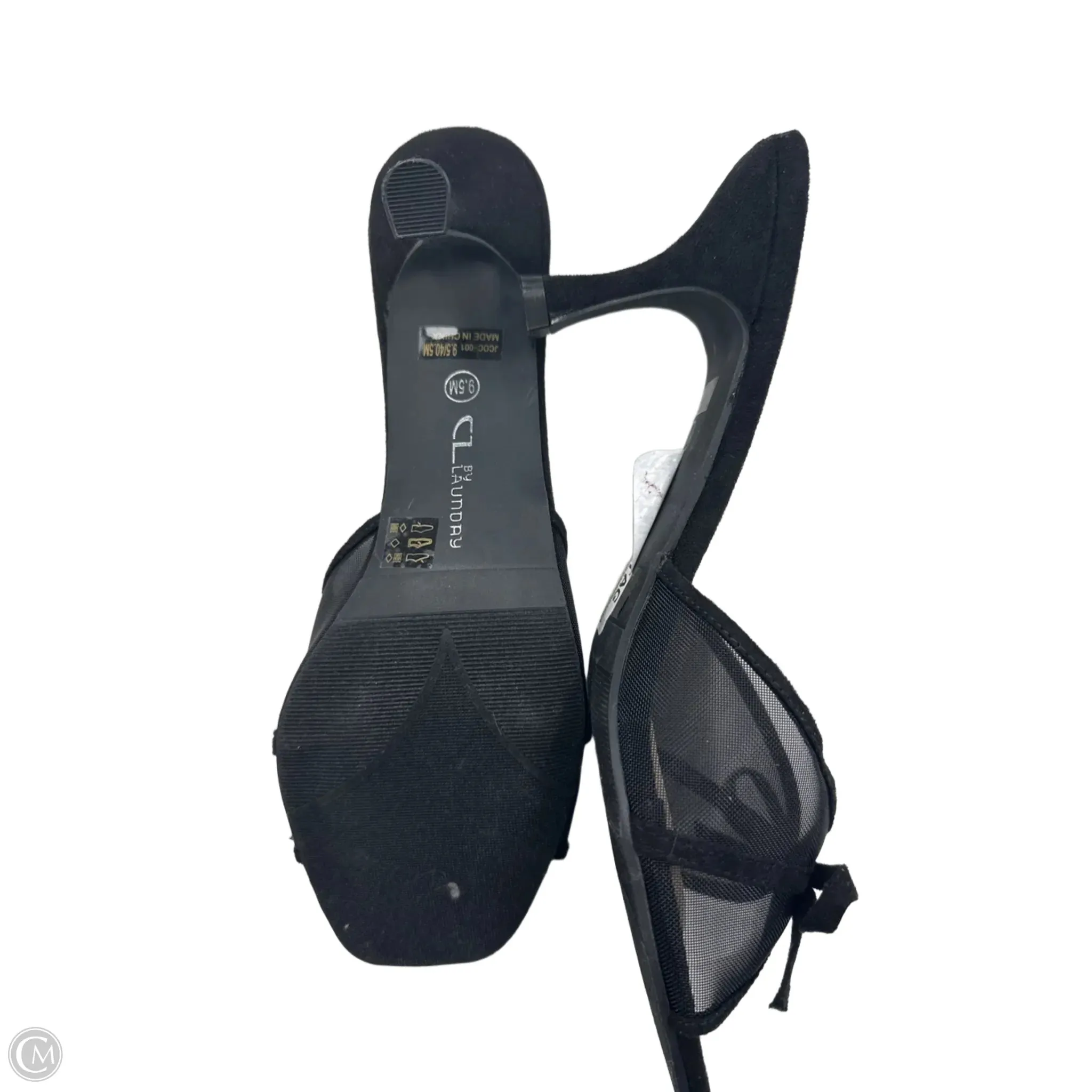Sandals Heels Kitten By Cl By Chinese Laundry In Black, Size: 9.5
