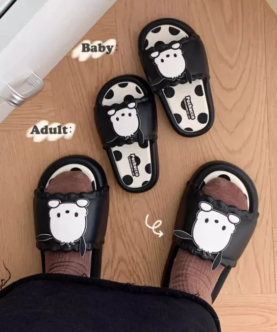 Sanrio Polka Dot Ruffle Soft Sole Sandals