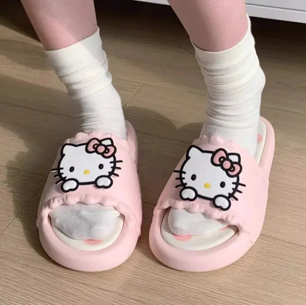 Sanrio Polka Dot Ruffle Soft Sole Sandals