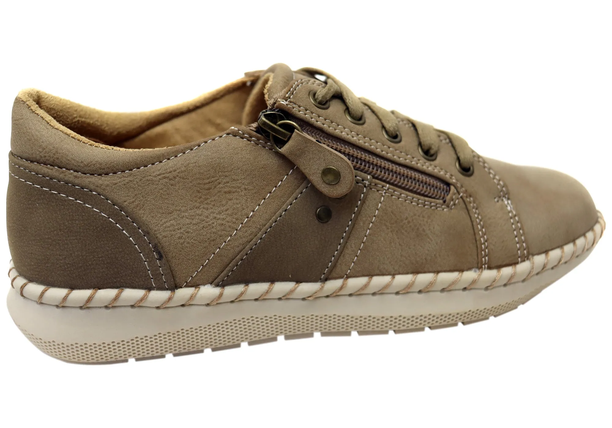Scholl Orthaheel Womens Wren Comfortable Casual Shoes