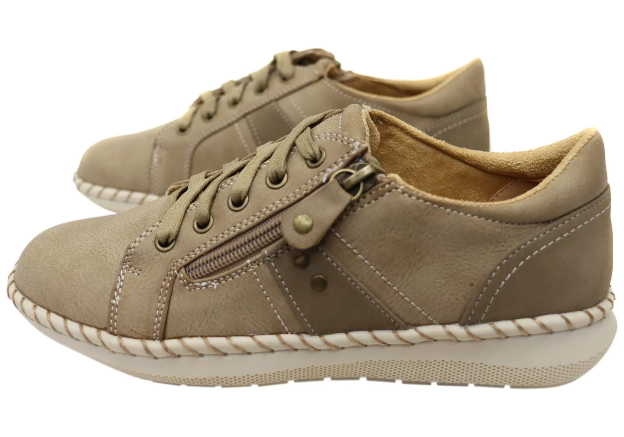 Scholl Orthaheel Womens Wren Comfortable Casual Shoes