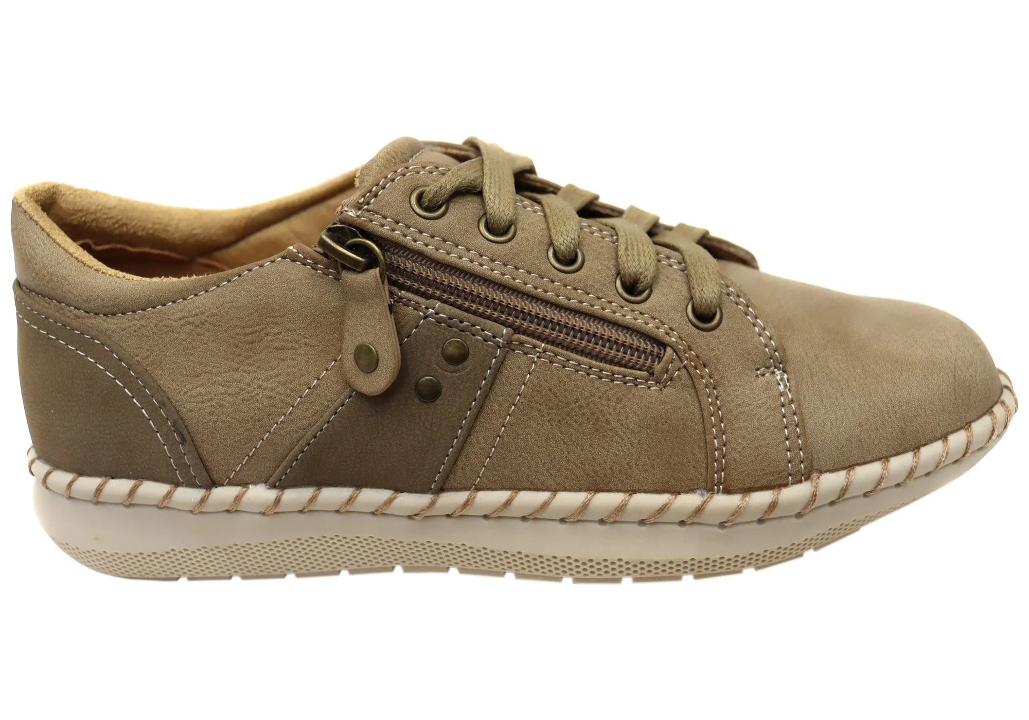 Scholl Orthaheel Womens Wren Comfortable Casual Shoes
