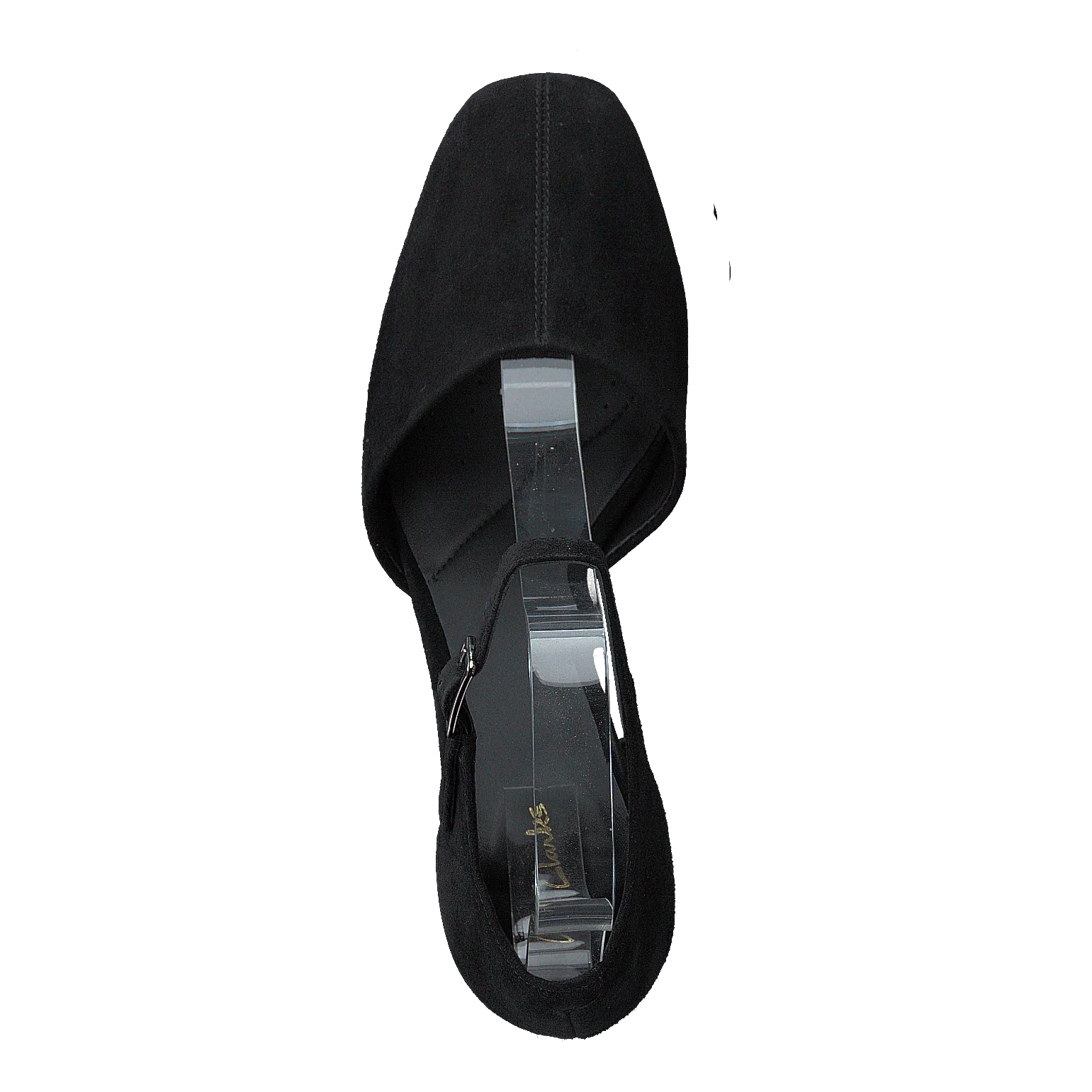 Sheer100 Strap Black Suede
