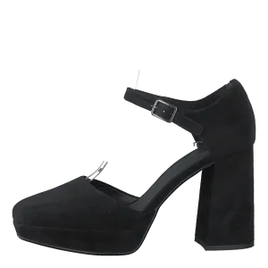 Sheer100 Strap Black Suede