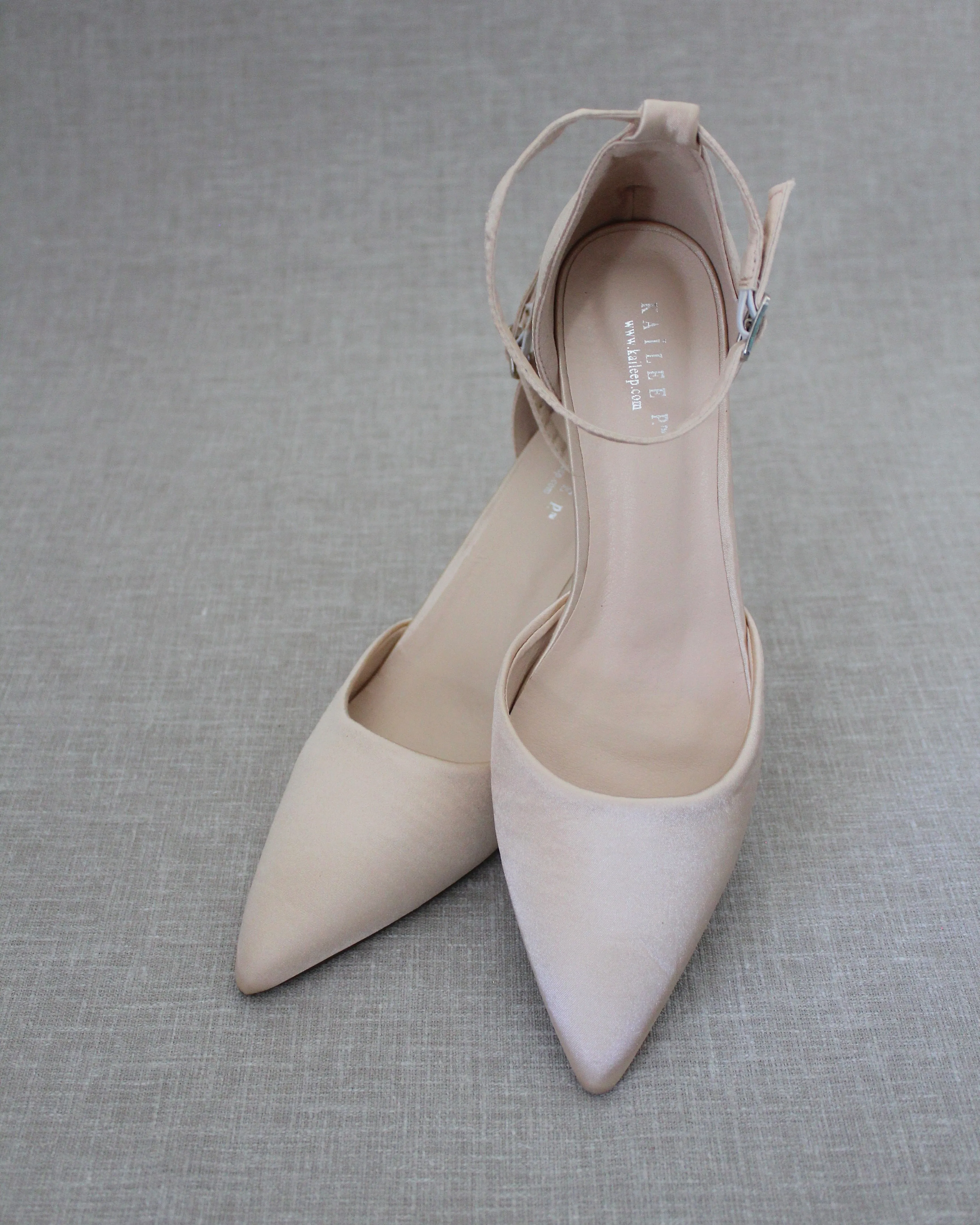 Simple Satin Evening Heels