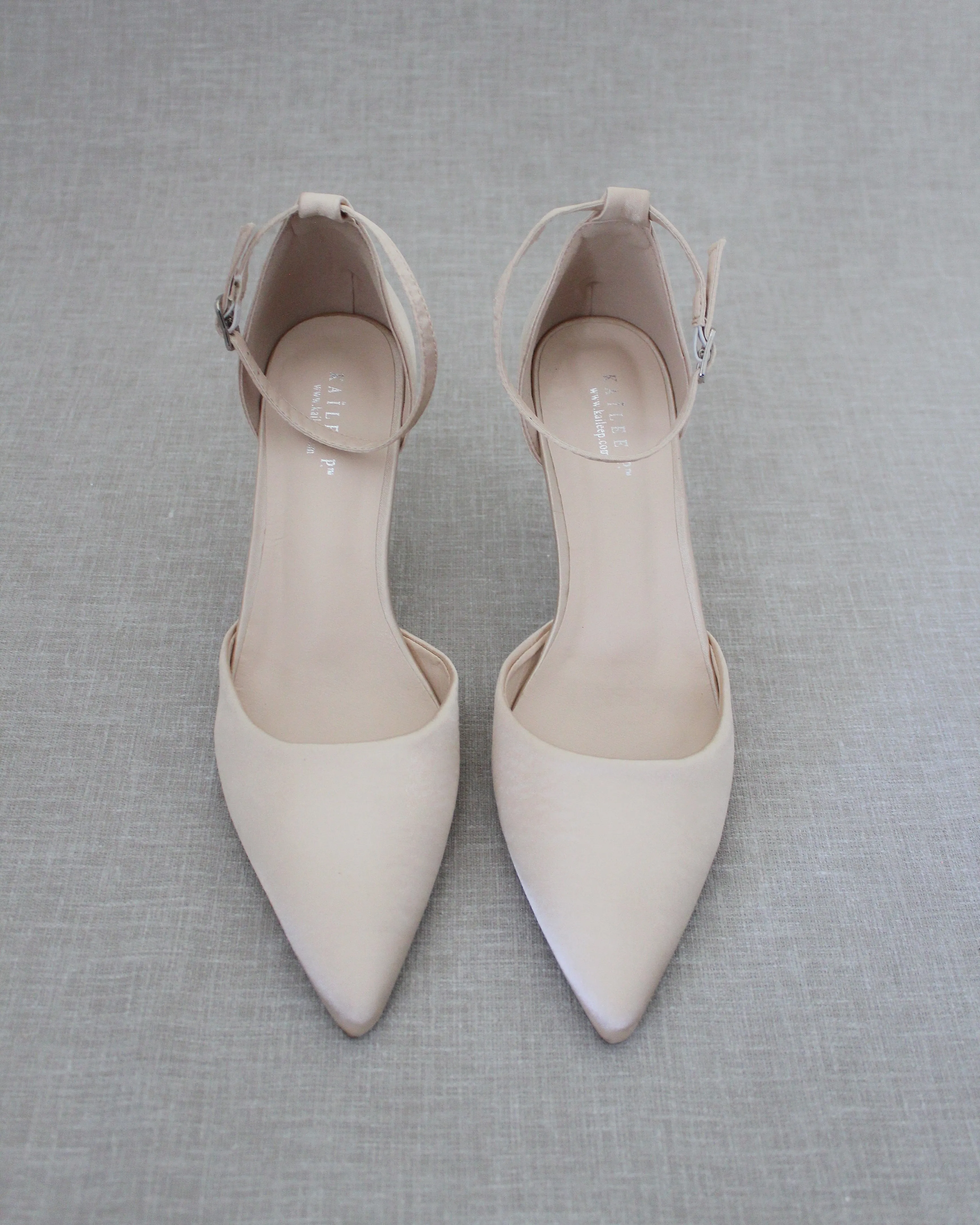 Simple Satin Evening Heels