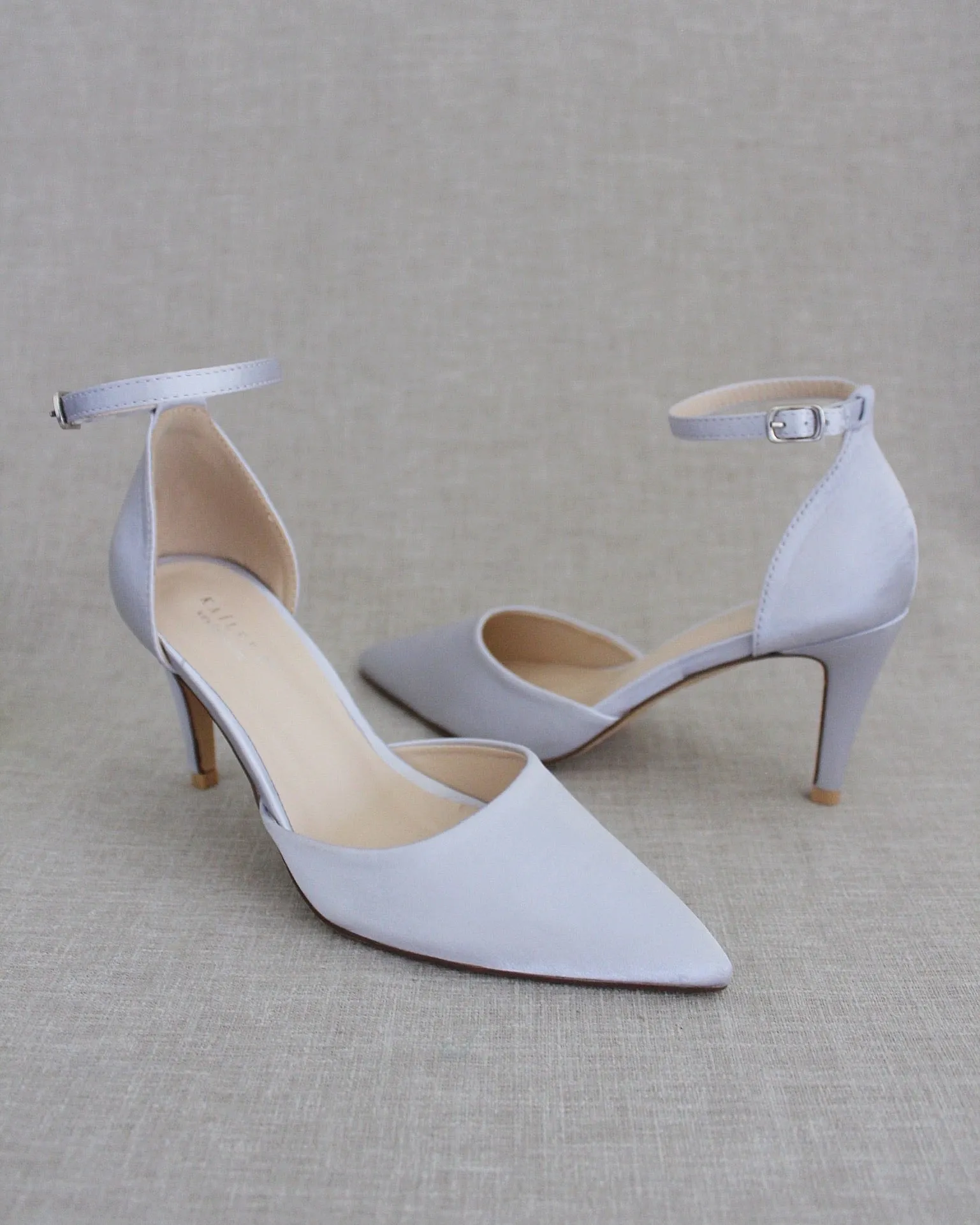 Simple Satin Evening Heels
