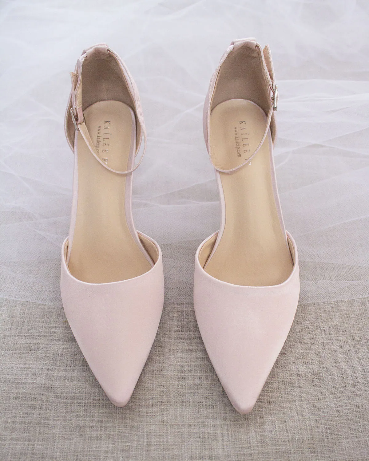 Simple Satin Evening Heels