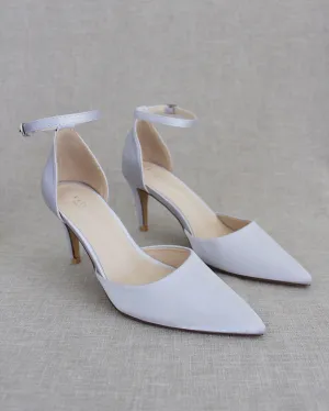 Simple Satin Evening Heels