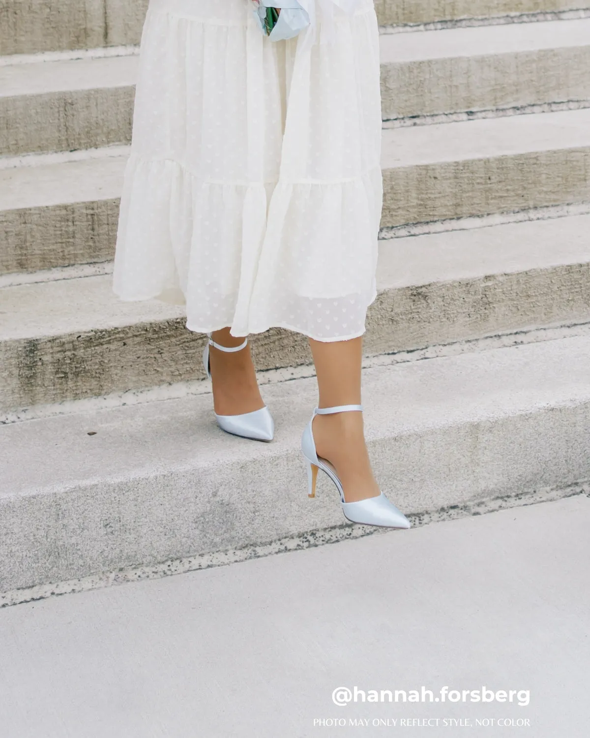 Simple Satin Wedding Heels