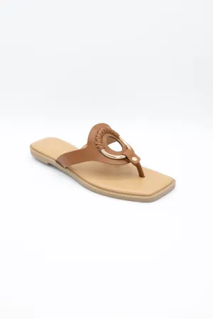 Soda Sedric Sandals for Women in Tan | SEDRIC-S WHITE