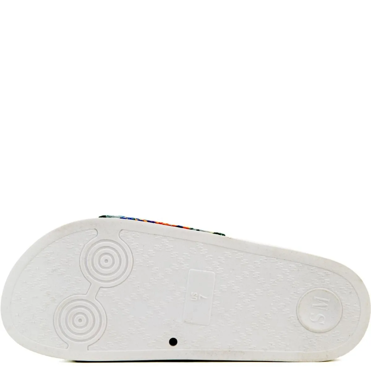 Sparkly White Sandal WHITE MULT