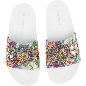 Sparkly White Sandal WHITE MULT