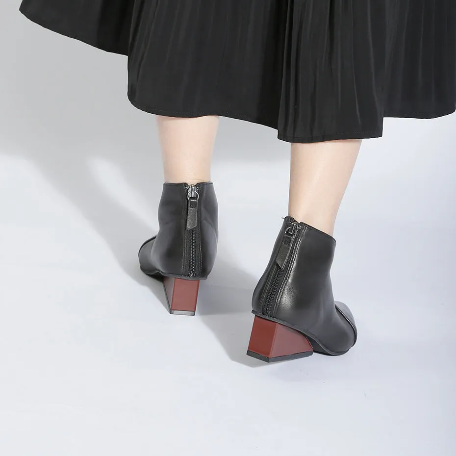 Square Wedge Shootie
