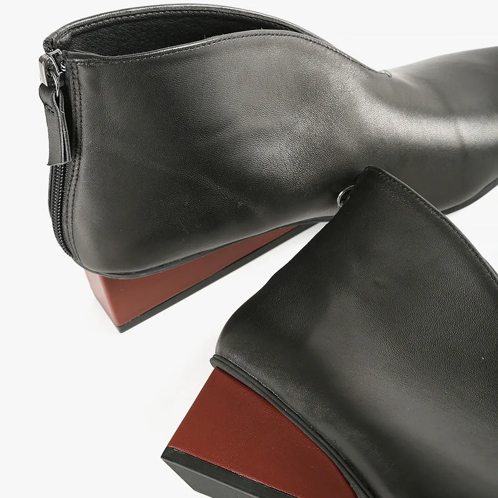 Square Wedge Shootie