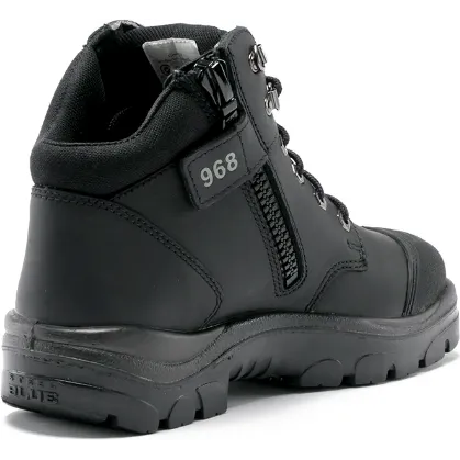 Steel Blue Men's Parkes Side Zip WP Steel Toe Hiker Work Boot - Black - 812968