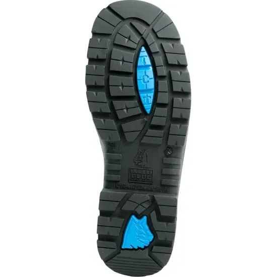 Steel Blue Men's Parkes Side Zip WP Steel Toe Hiker Work Boot - Black - 812968