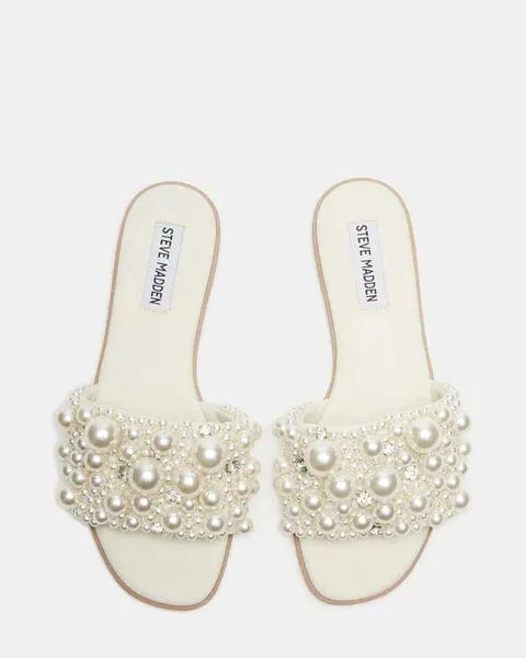 Steve Madden Knicky Sandal In Ivory