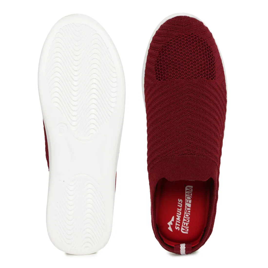 Stimulus PUSTL5010AP Maroon Stylish Daily Comfortable Casual Shoes For Women