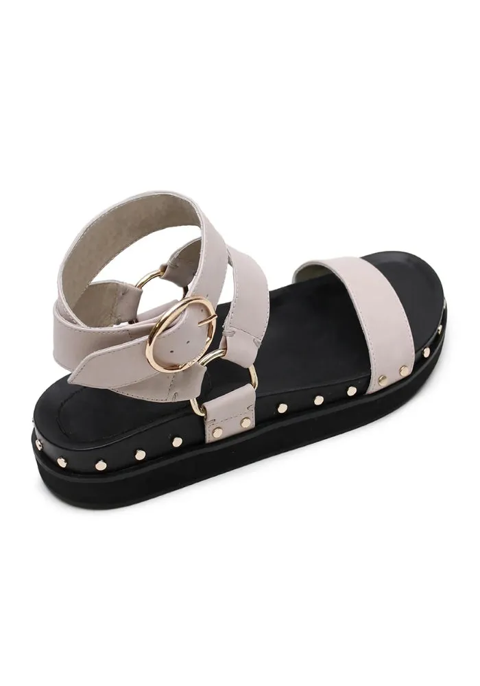 Studded Sandal - Mist