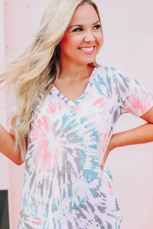 Takin' It Easy Tie Dye Top- FINAL SALE