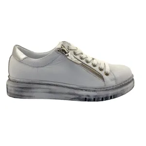 Tatter Sneaker - White/Silver - RS3