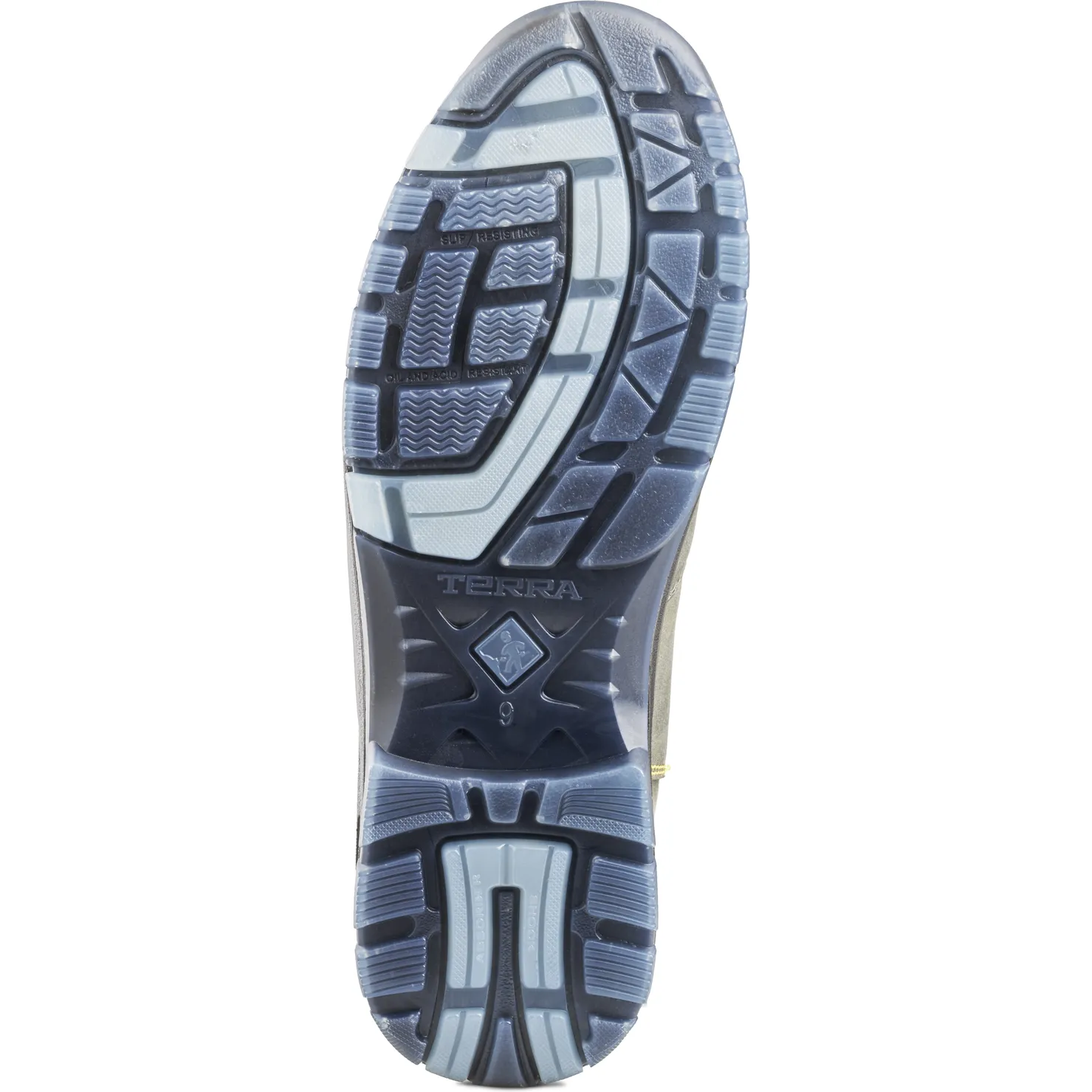 Terra Men's Byrne 6" Comp Toe WP Safety Work Boot- Gray- 839BGY