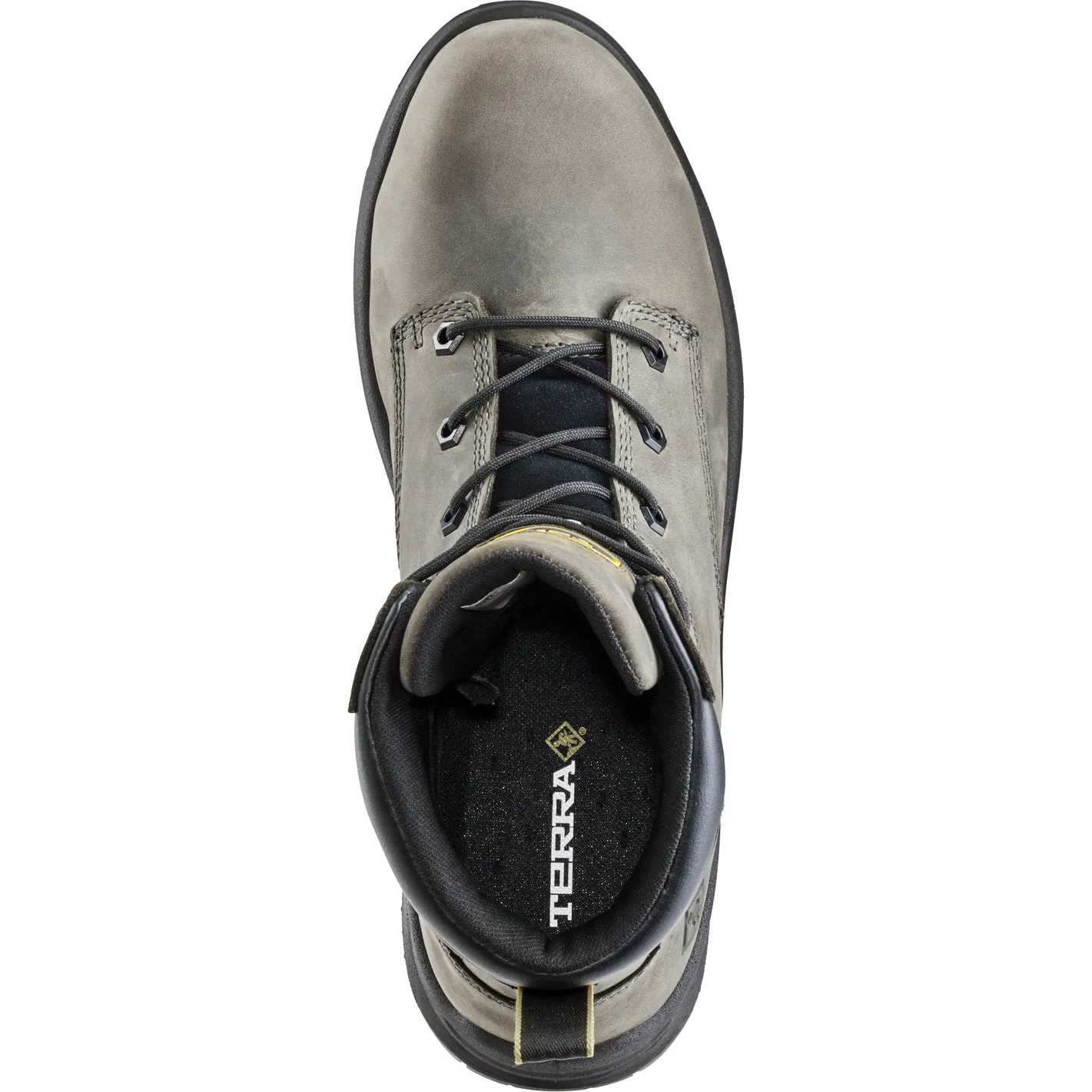 Terra Men's Byrne 6" Comp Toe WP Safety Work Boot- Gray- 839BGY