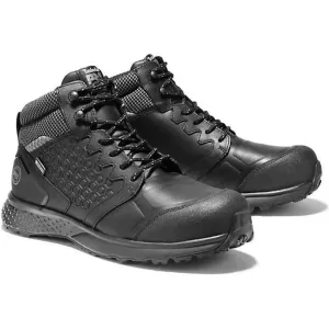 Timberland Pro Men's Reaxion Comp Toe WP Work Boot Black TB1A1ZC9001