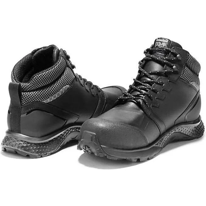 Timberland Pro Men's Reaxion Comp Toe WP Work Boot Black TB1A1ZC9001