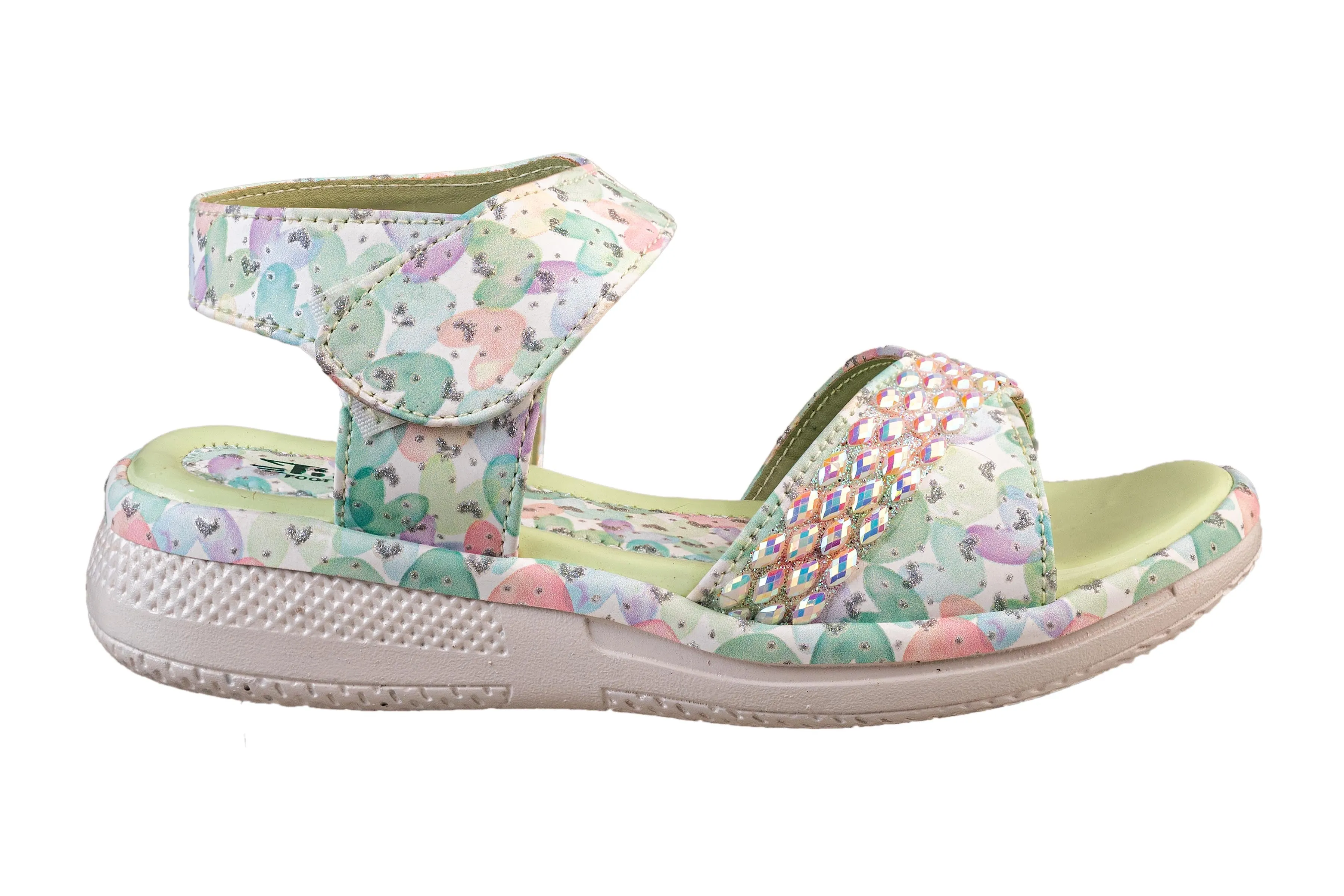 Titas Girls Green Multi Sandal (Kids 250202)