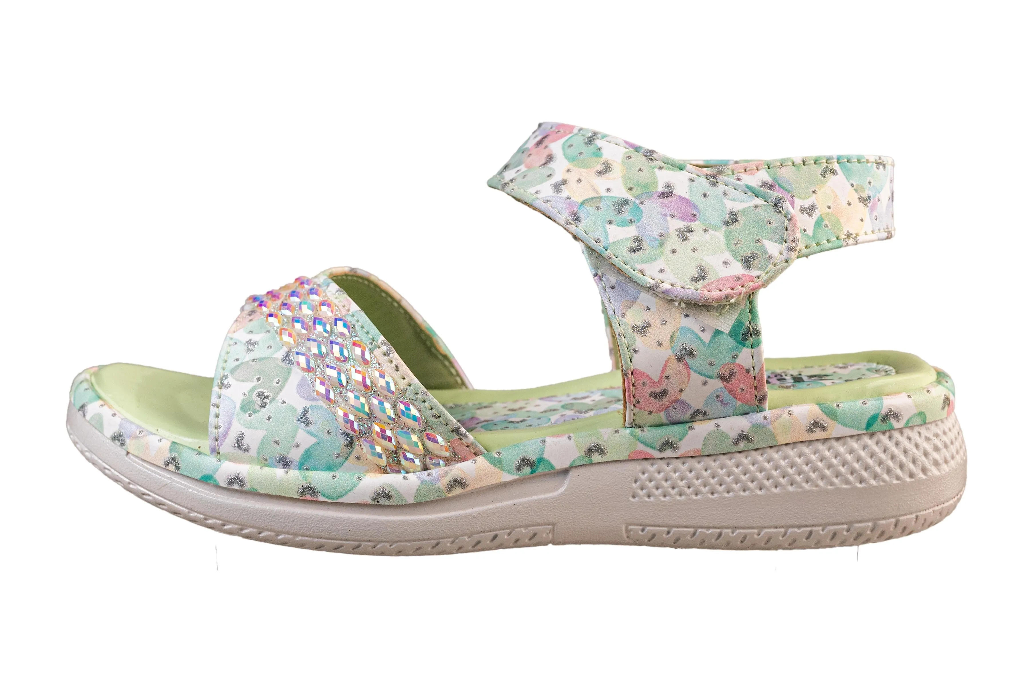 Titas Girls Green Multi Sandal (Kids 250202)