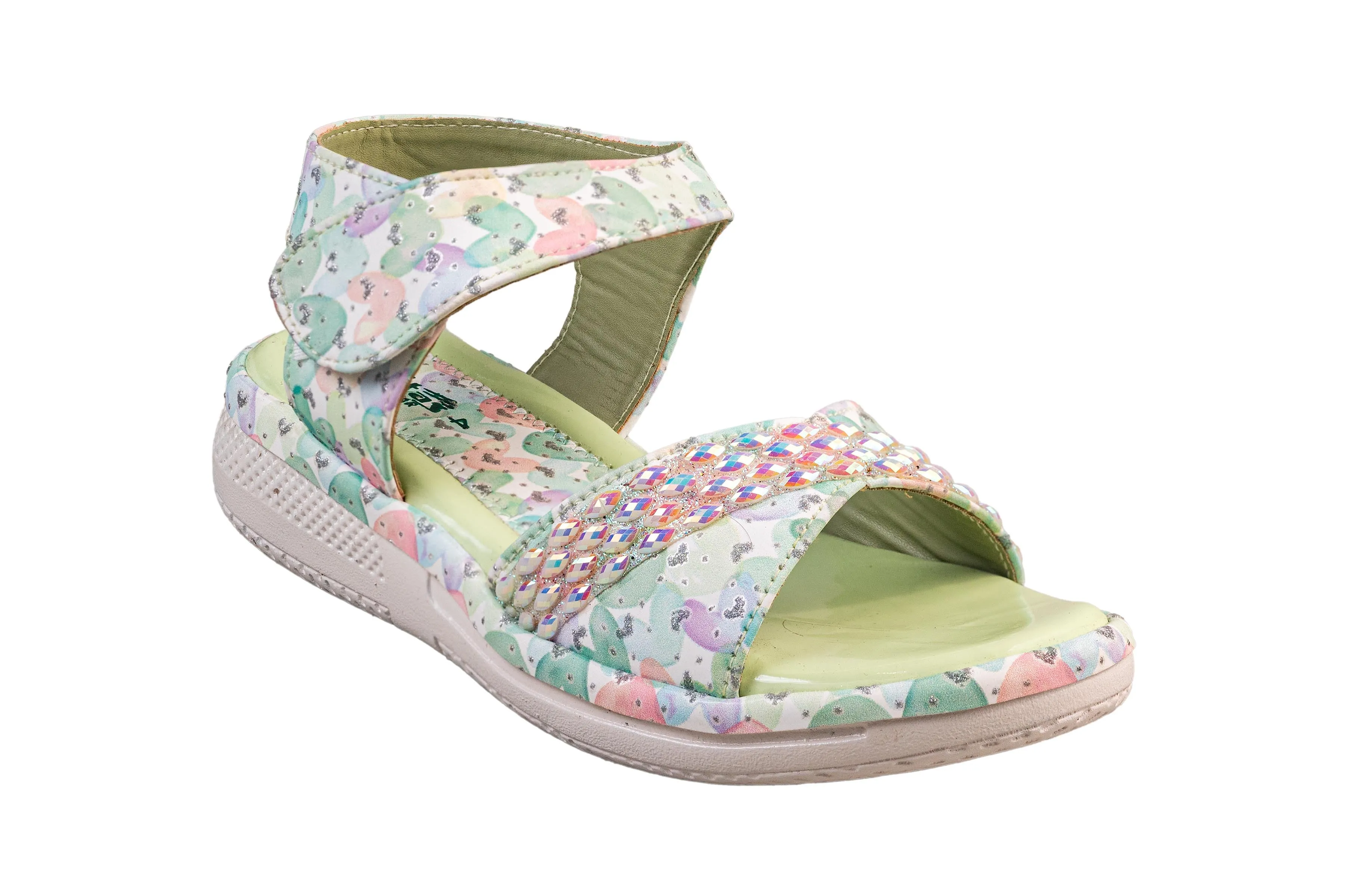 Titas Girls Green Multi Sandal (Kids 250202)