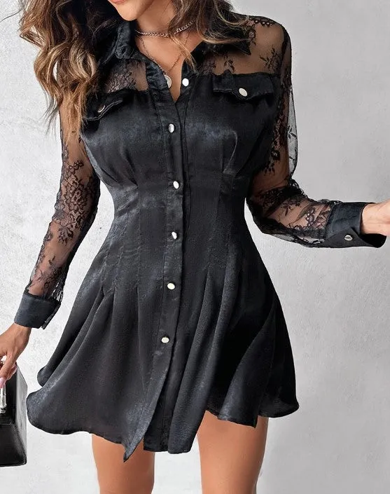 Tova | Long Sleeve Shirt Dress