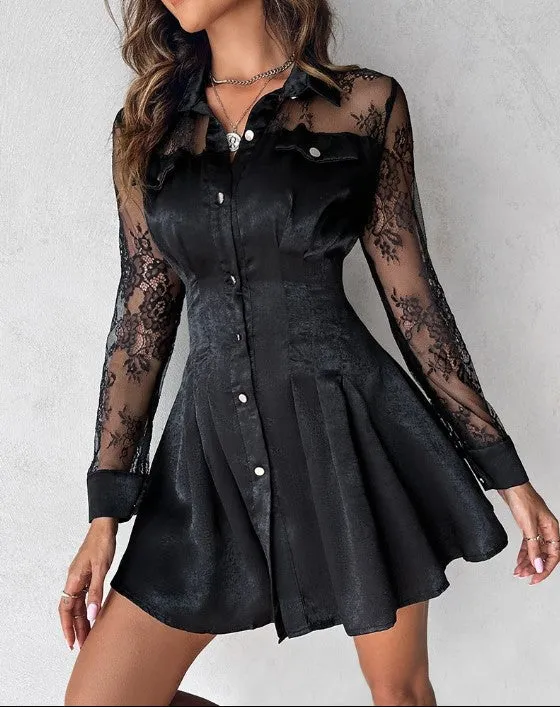 Tova | Long Sleeve Shirt Dress