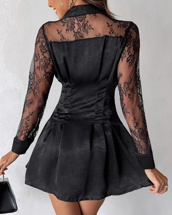 Tova | Long Sleeve Shirt Dress