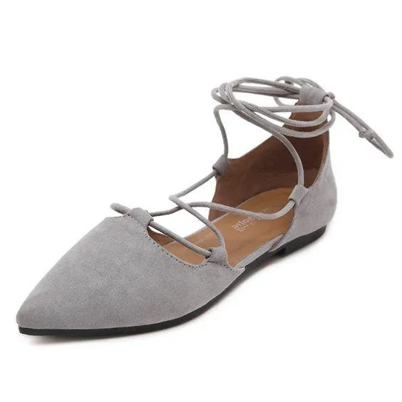 Trendy Cross Strap Flat Sandals