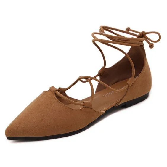 Trendy Cross Strap Flat Sandals