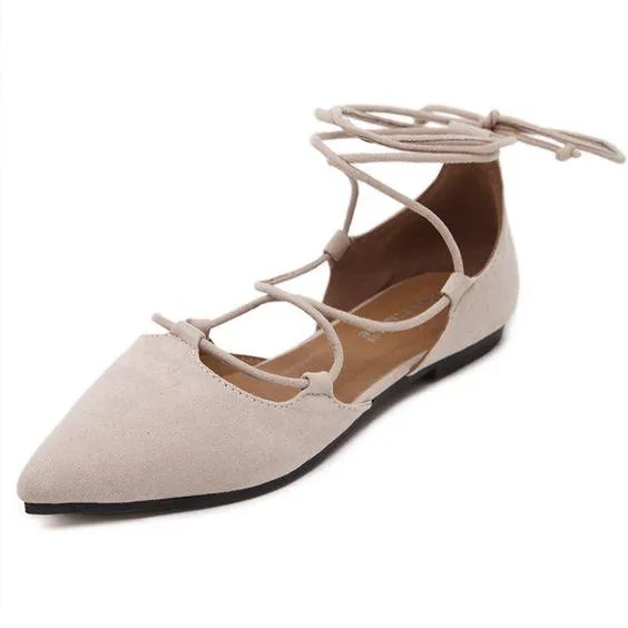 Trendy Cross Strap Flat Sandals