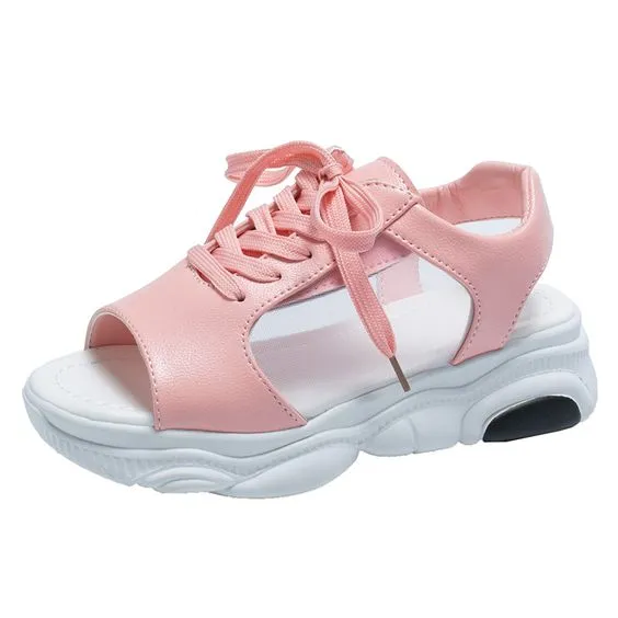 Trendy Summer Fish Mouth Sport Sandals