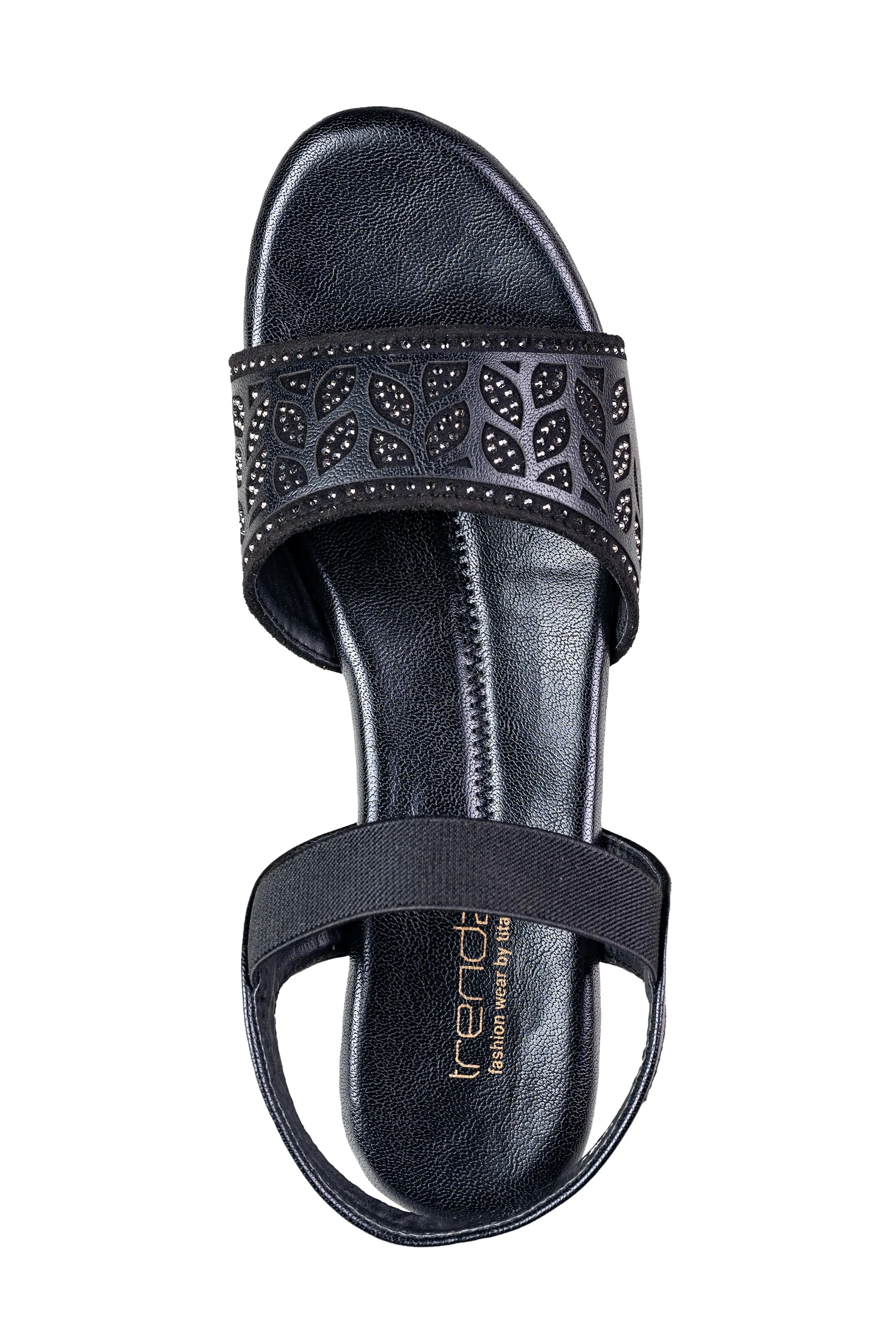 Trendz Ladies Black Sandal