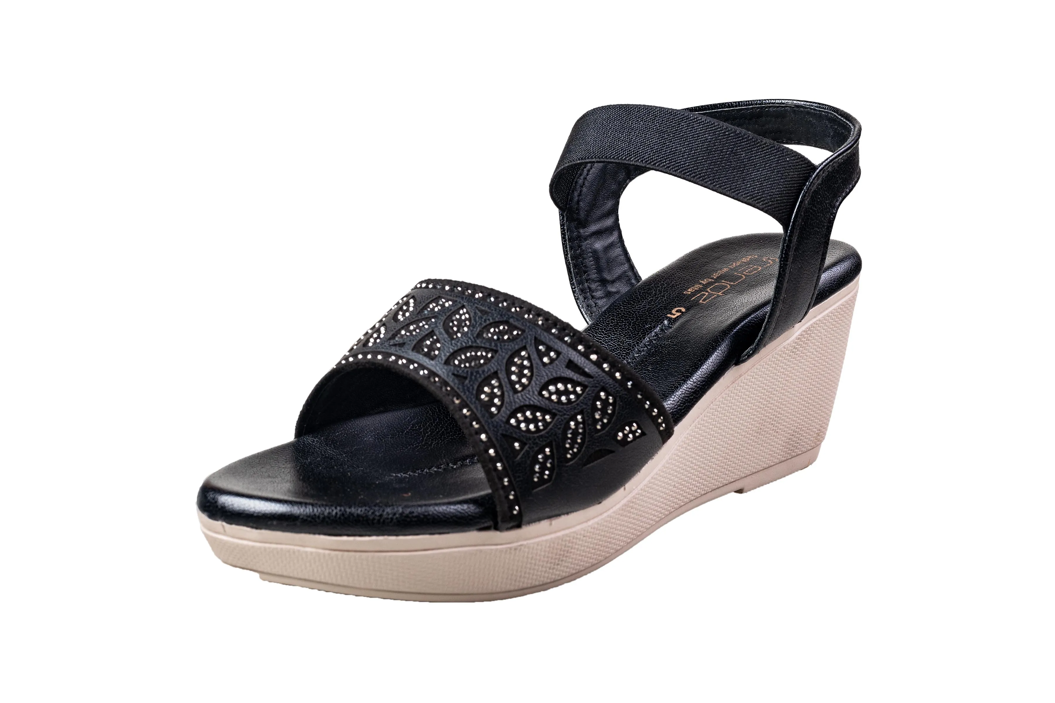 Trendz Ladies Black Sandal