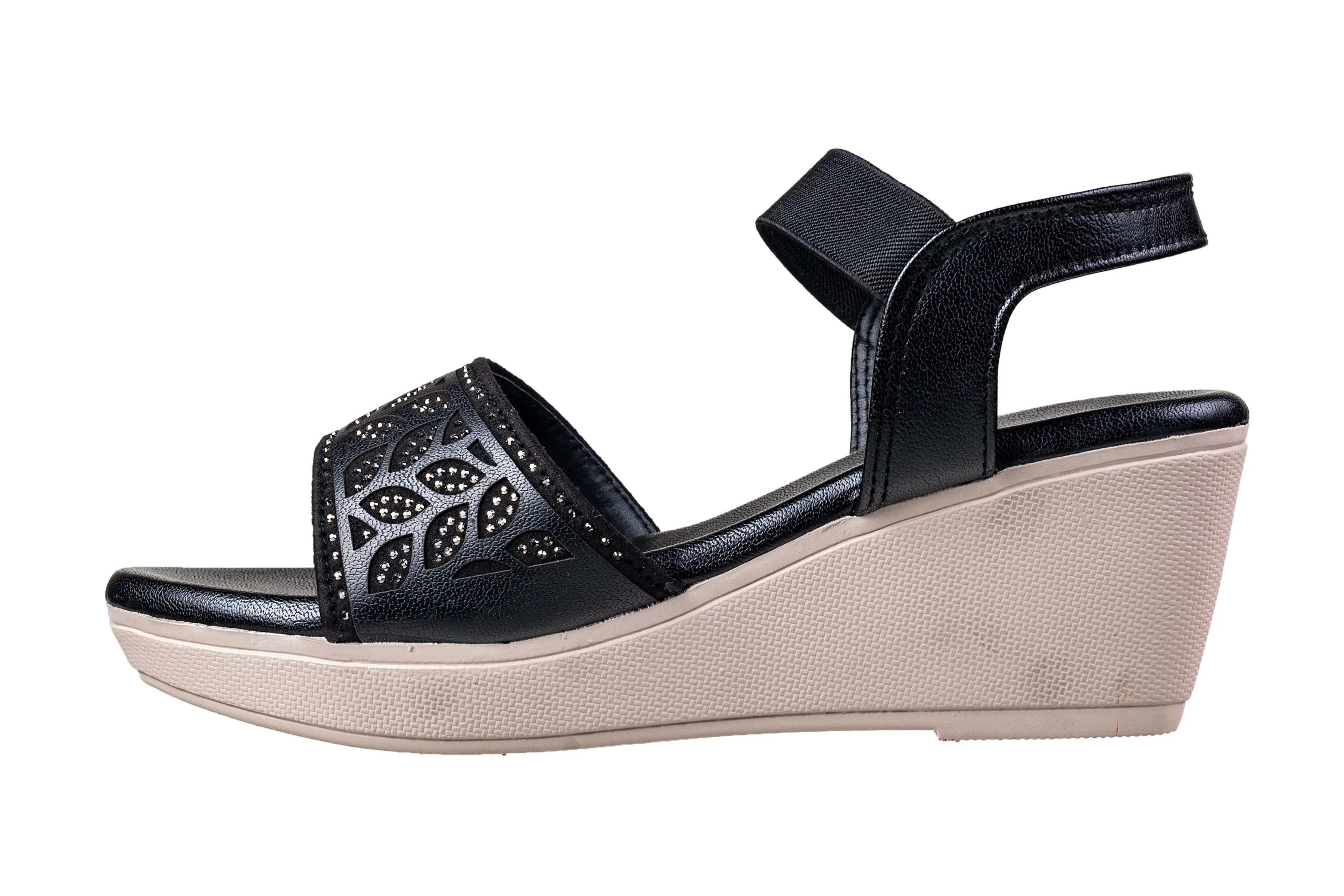 Trendz Ladies Black Sandal