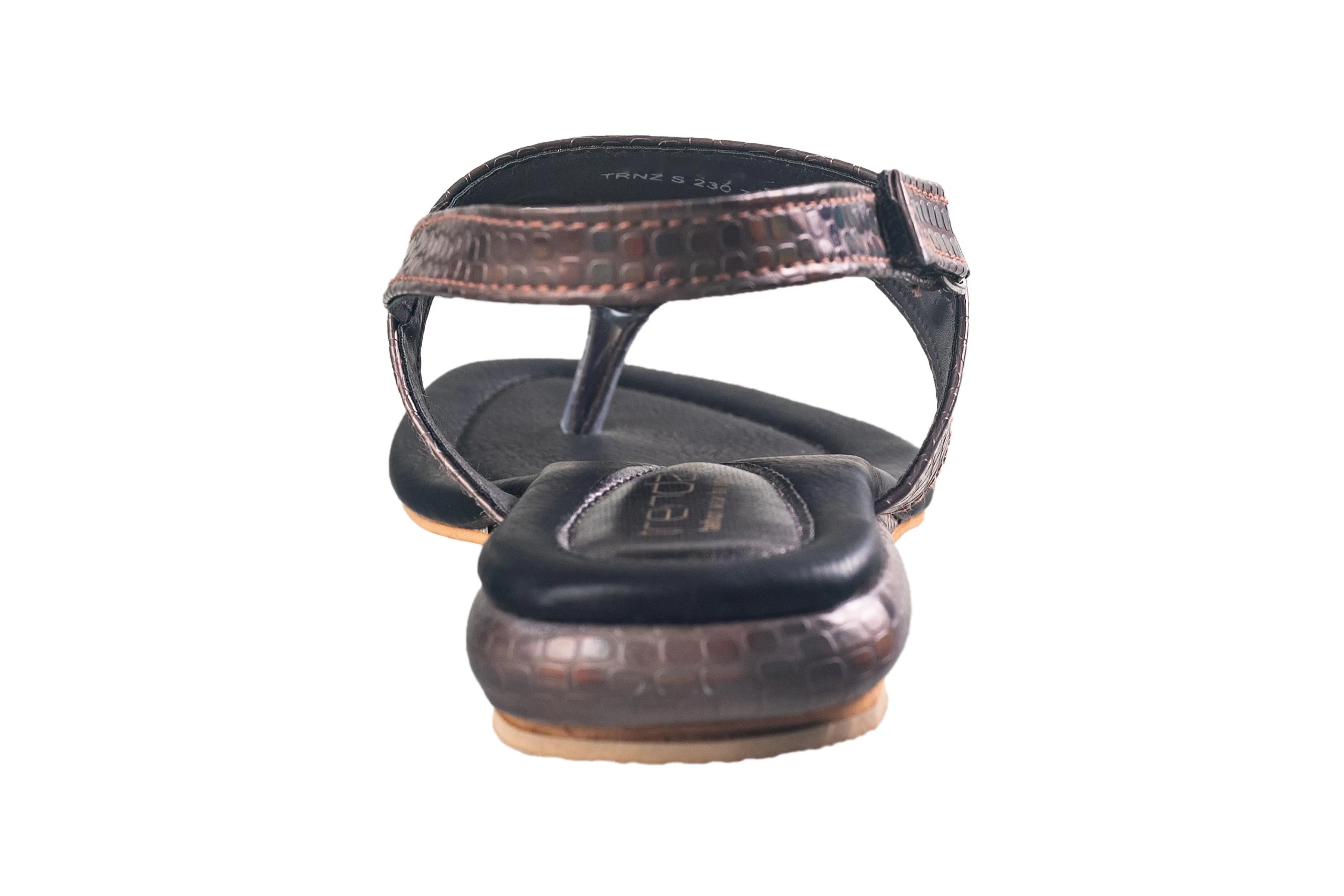 Trendz Ladies Gun Metal Sandal