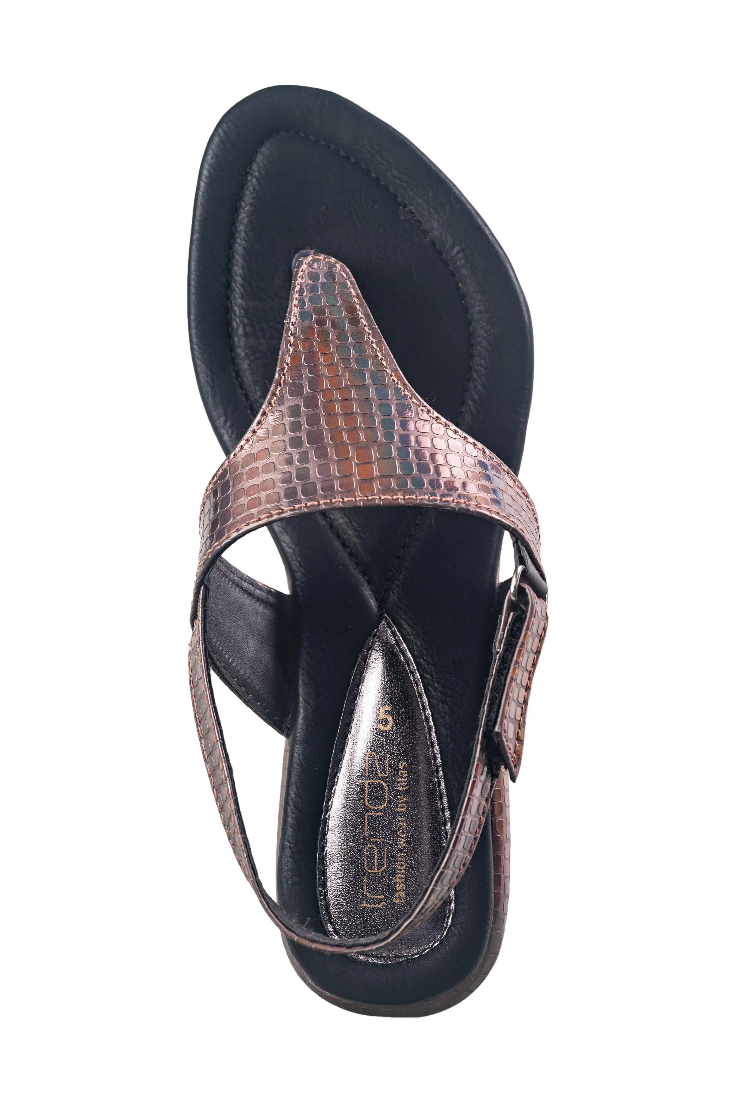 Trendz Ladies Gun Metal Sandal